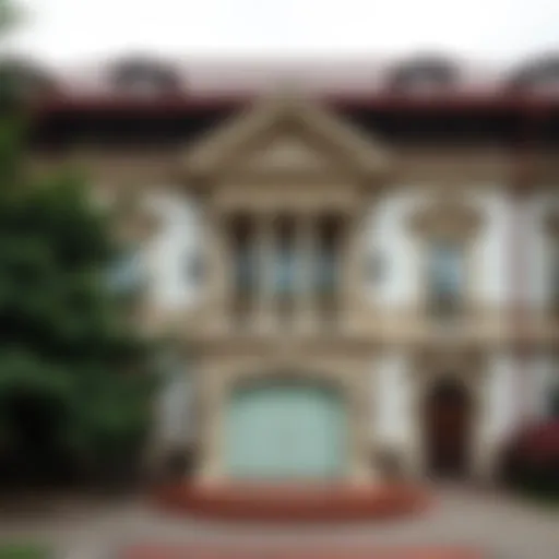 Architectural details of Villa Teresa