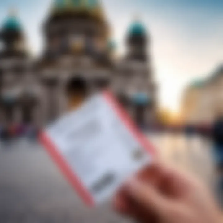 Ticket purchase point outside St. Isaac's Cathedral