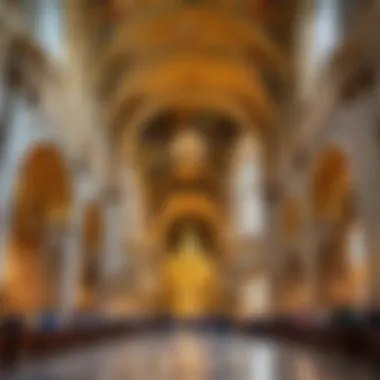 Visitors admiring St. Peter and Paul Cathedral, capturing its cultural significance