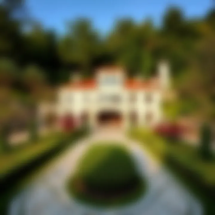 Elegant architecture of Vitalia Villa blending with natural surroundings.