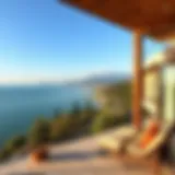 Breathtaking Coastal View from Vitalia Villa A stunning view of Vitalia Villa overlooking the Black Sea.