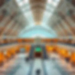 Overview of Vnukovo Airport's terminal architecture