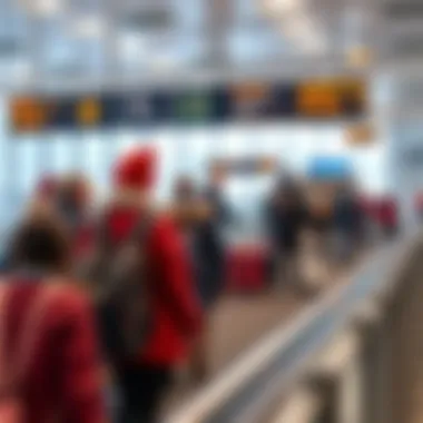 Boarding Process at Yamal Airport Passengers boarding a flight at Yamal airport