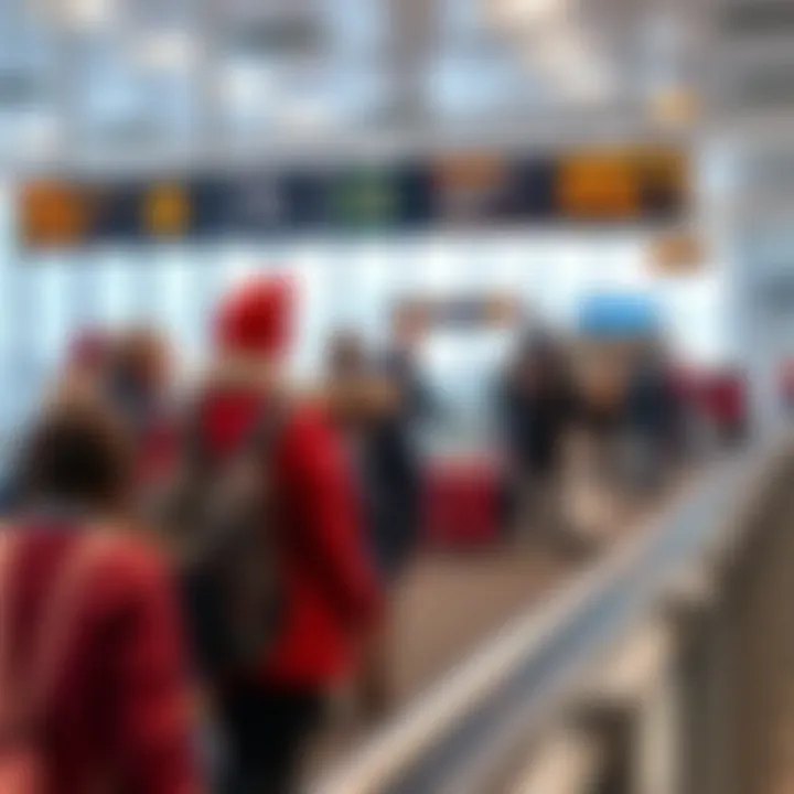 Boarding Process at Yamal Airport Passengers boarding a flight at Yamal airport